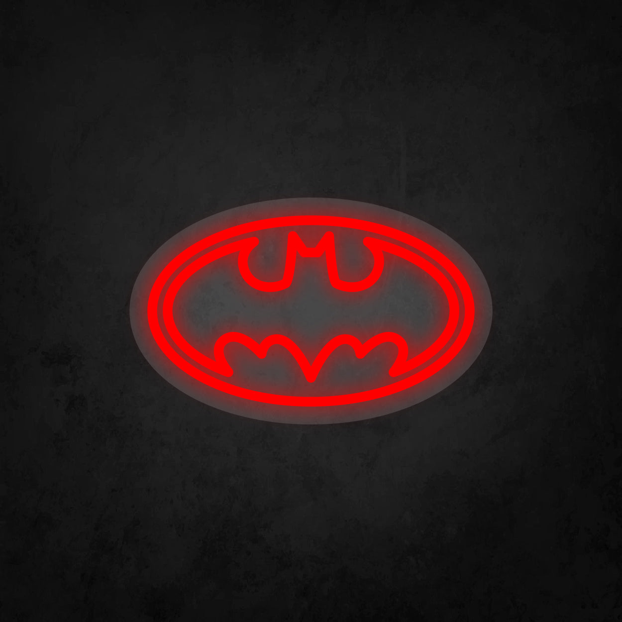 LED Neon Sign - Batman Emblem - Small