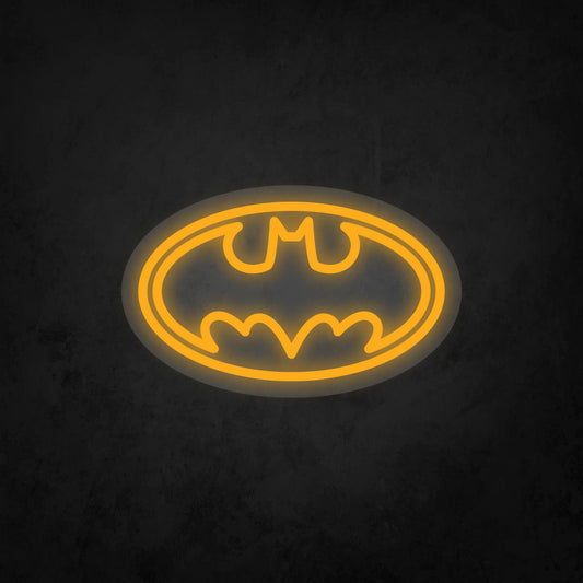 LED Neon Sign - Batman Emblem - Small