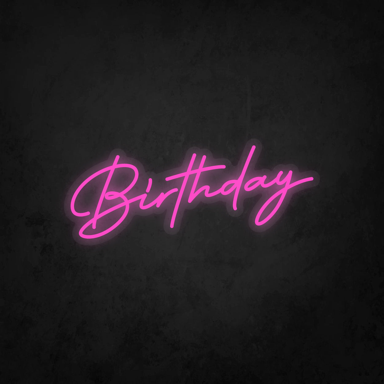 LED Neon Sign - Birthday Single Color