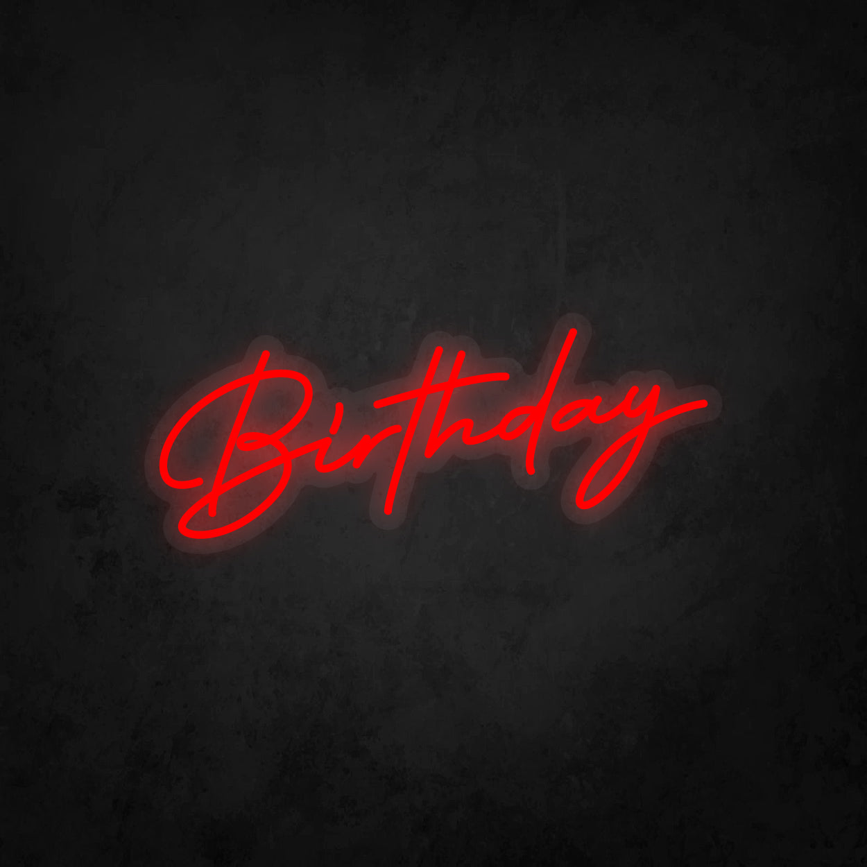 LED Neon Sign - Birthday Single Color
