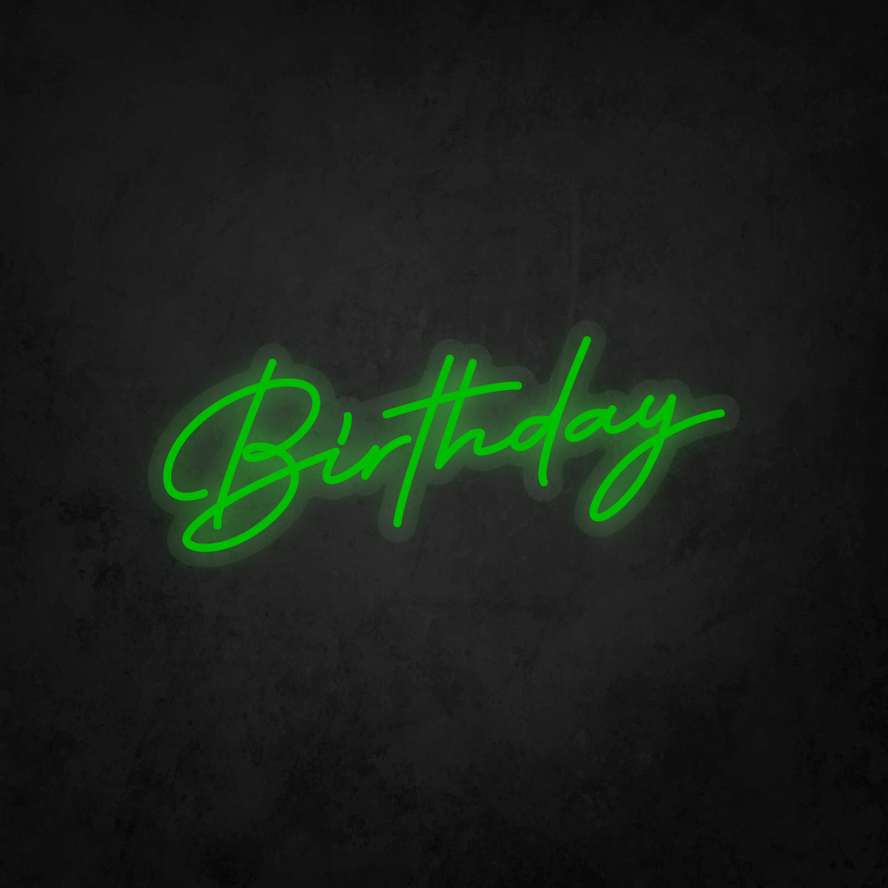 LED Neon Sign - Birthday Single Color