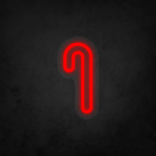LED Neon Sign - Candy Cane