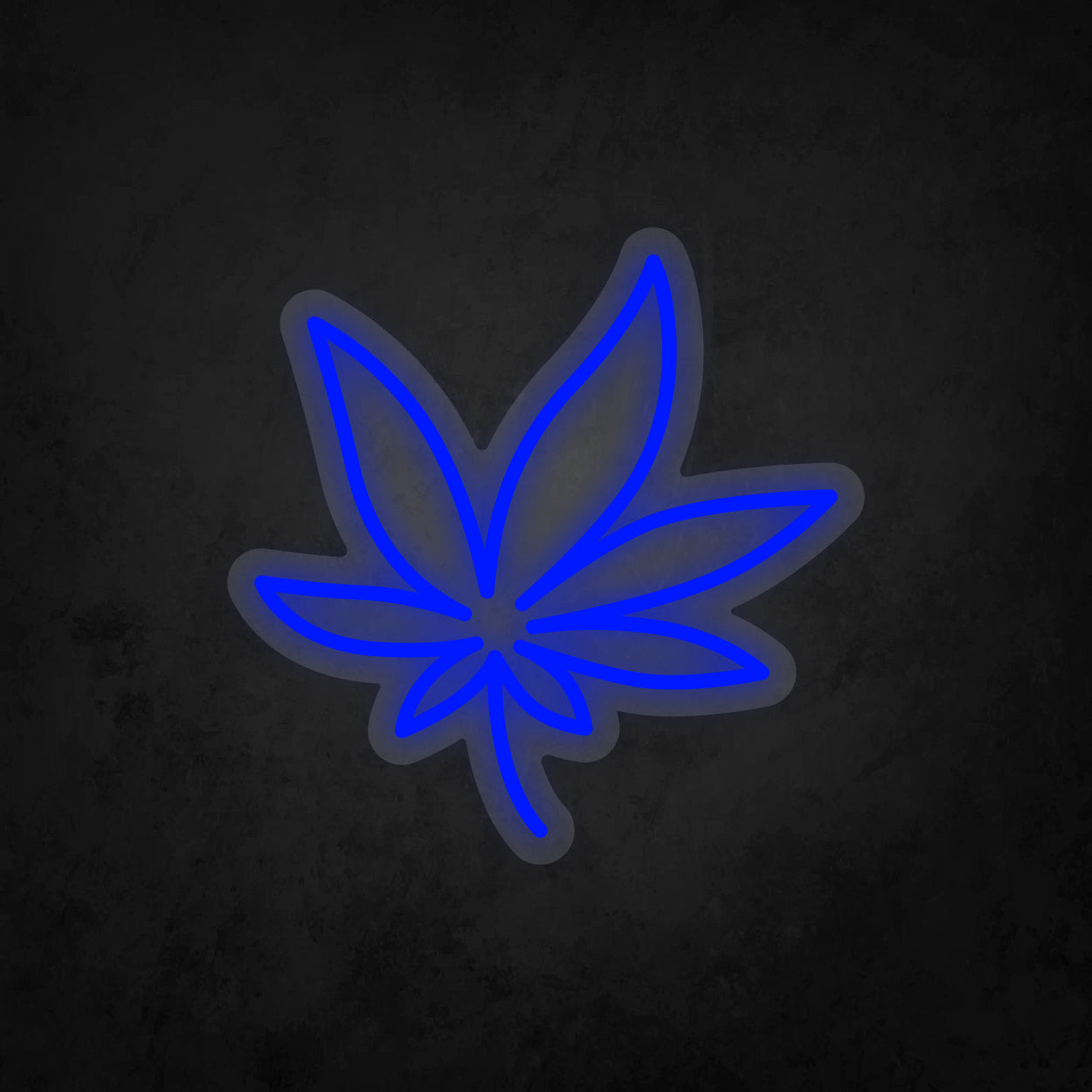 LED Neon Sign - Cannabis Leaf - Small - A