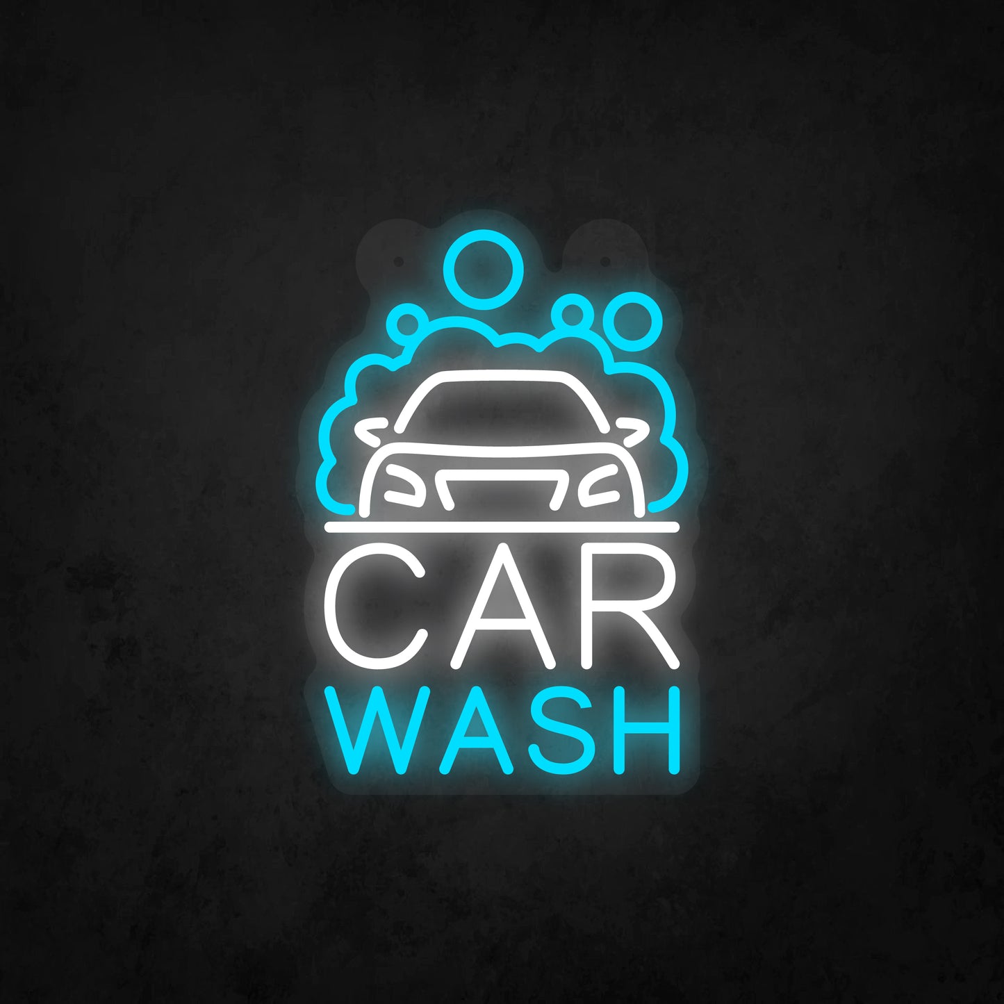 LED Neon Sign - Car Wash Sign for Window