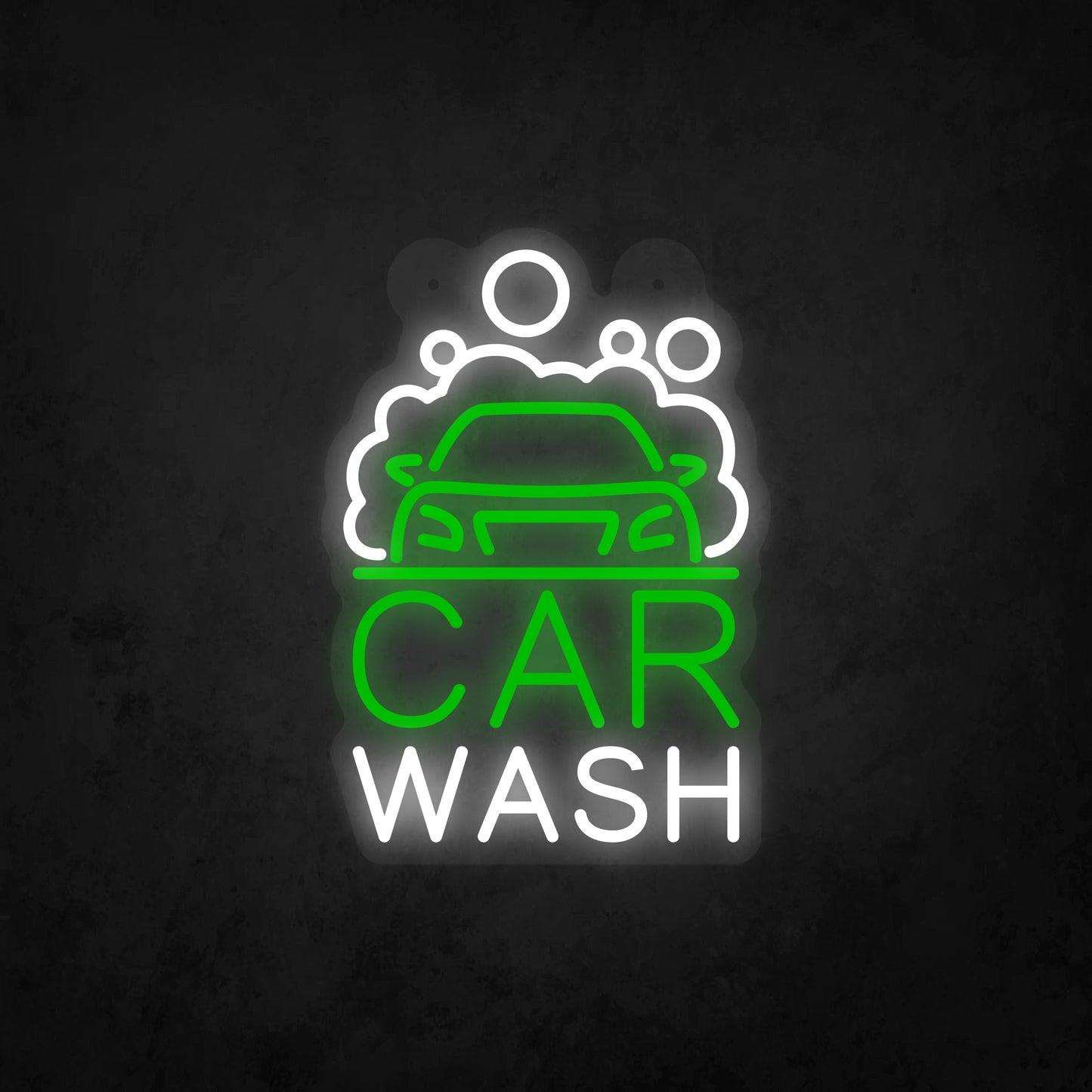 LED Neon Sign - Car Wash Sign for Window