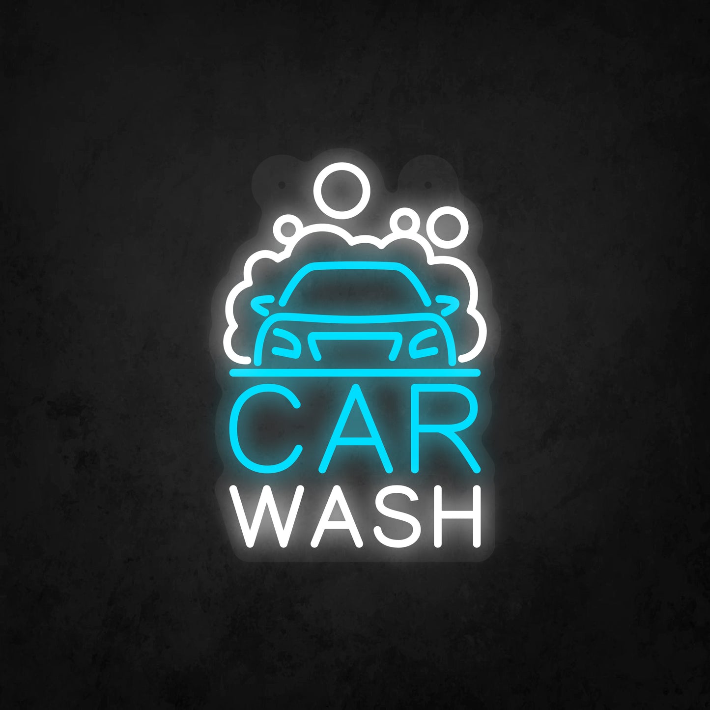 LED Neon Sign - Car Wash Sign for Window