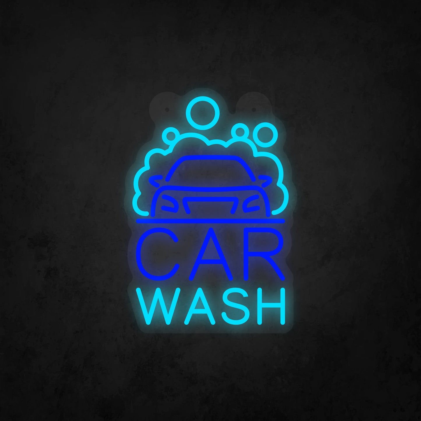 LED Neon Sign - Car Wash Sign for Window