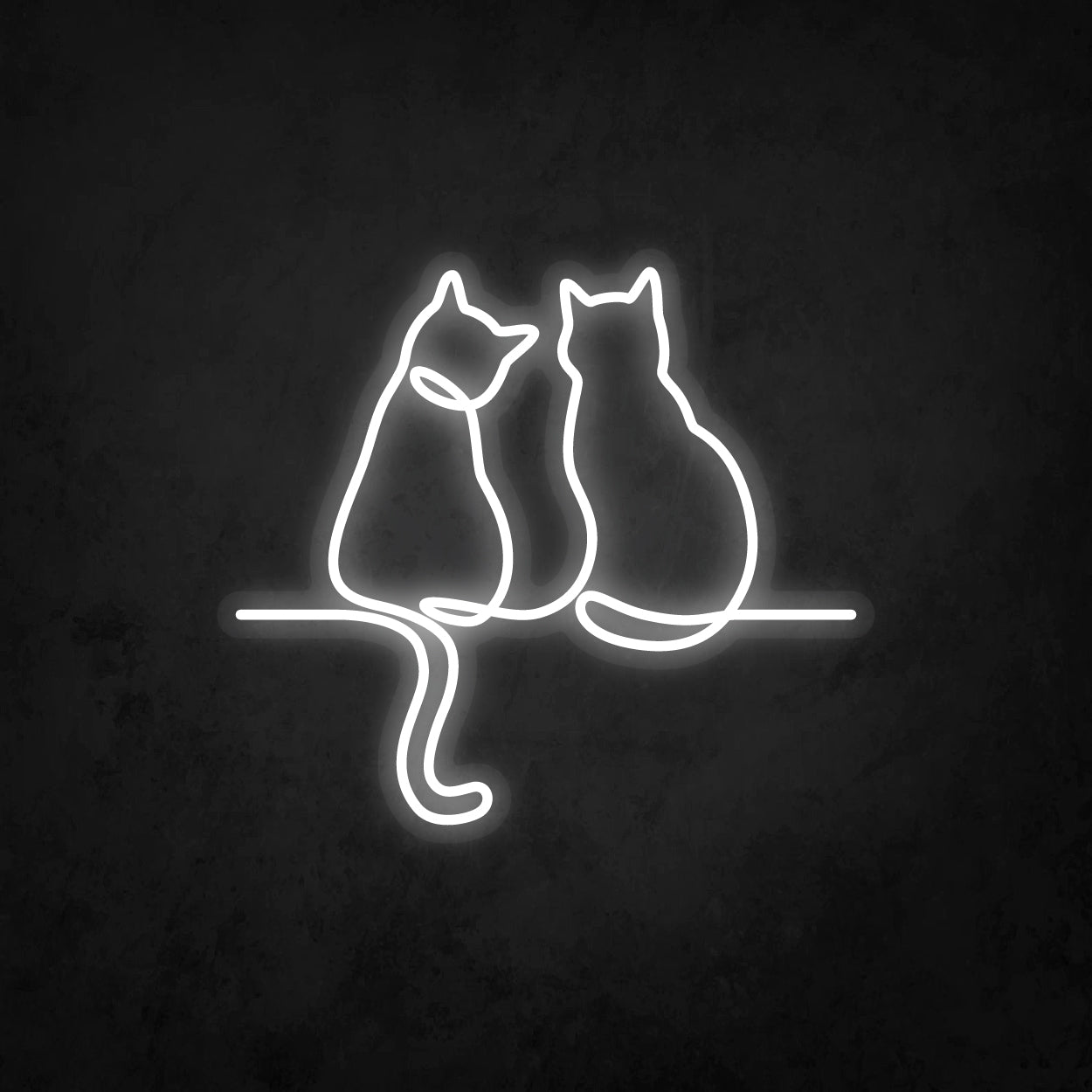 LED Neon Sign - Cat Couple
