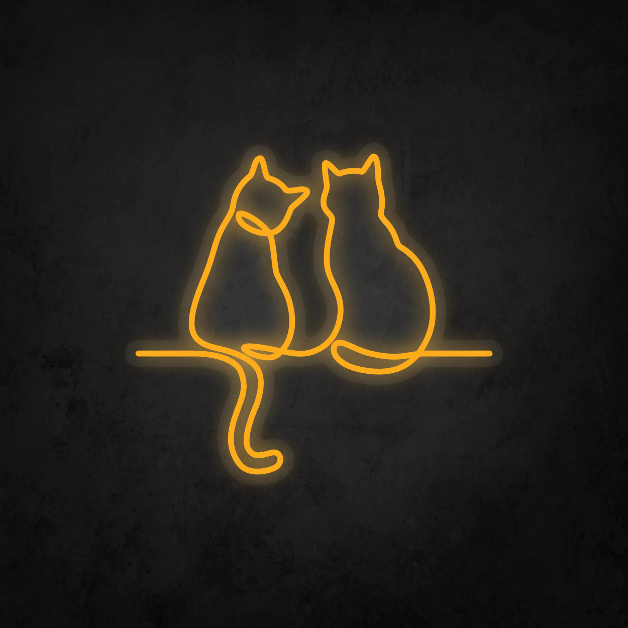 LED Neon Sign - Cat Couple