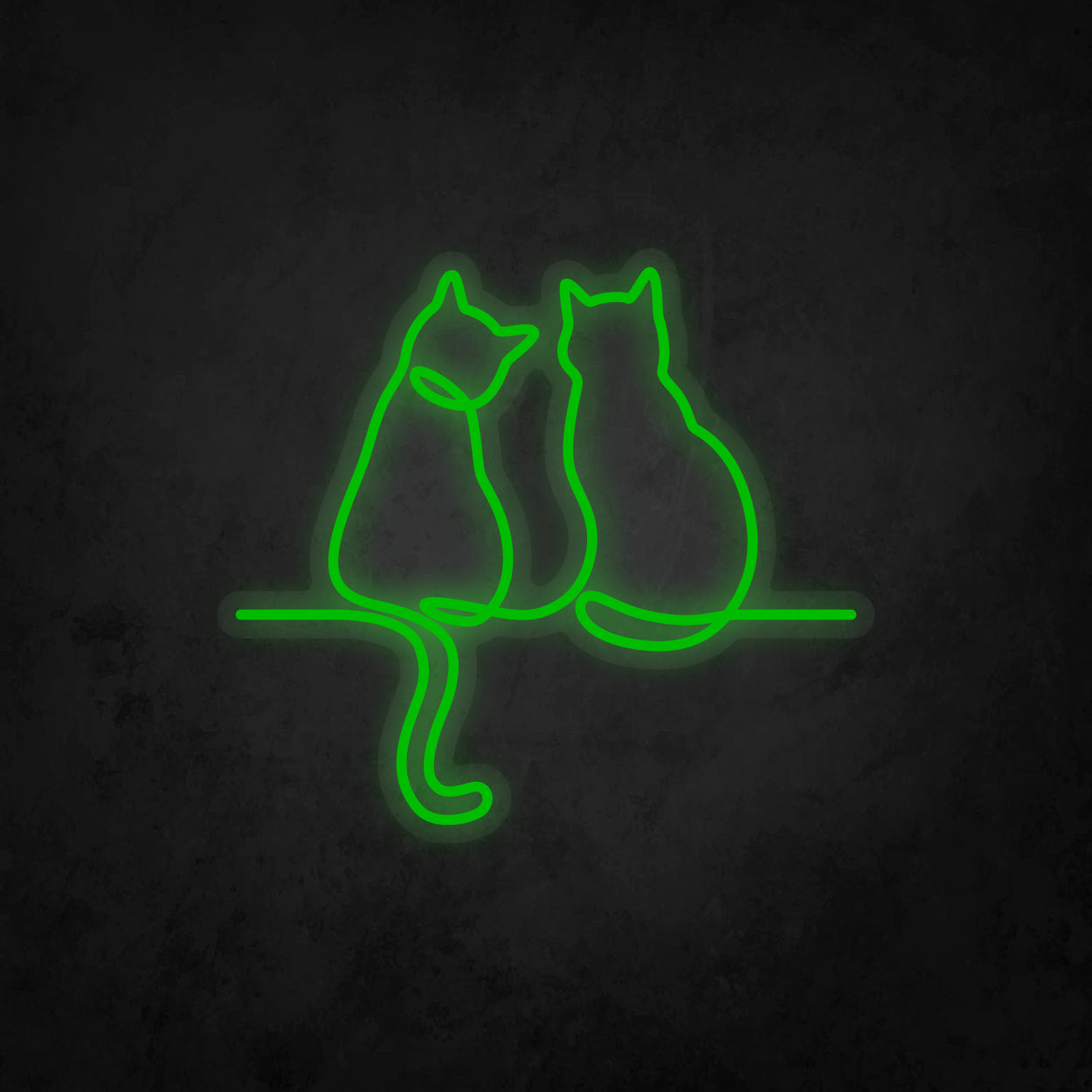 LED Neon Sign - Cat Couple