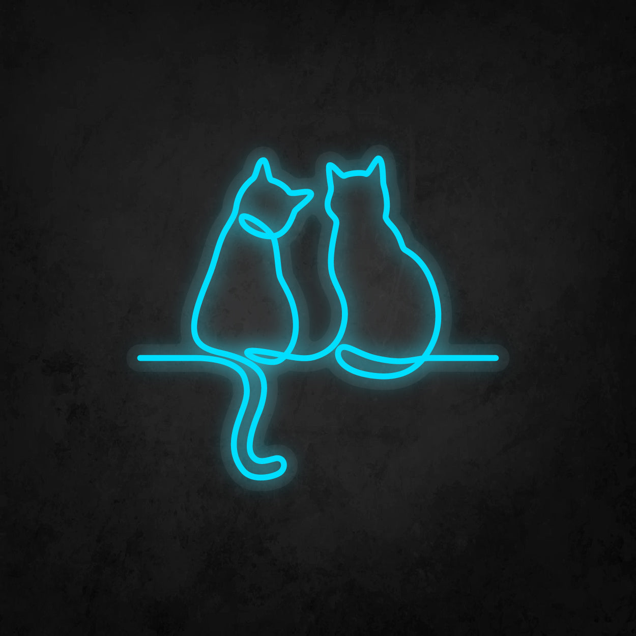 LED Neon Sign - Cat Couple