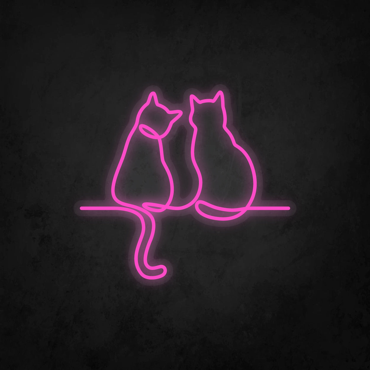 LED Neon Sign - Cat Couple