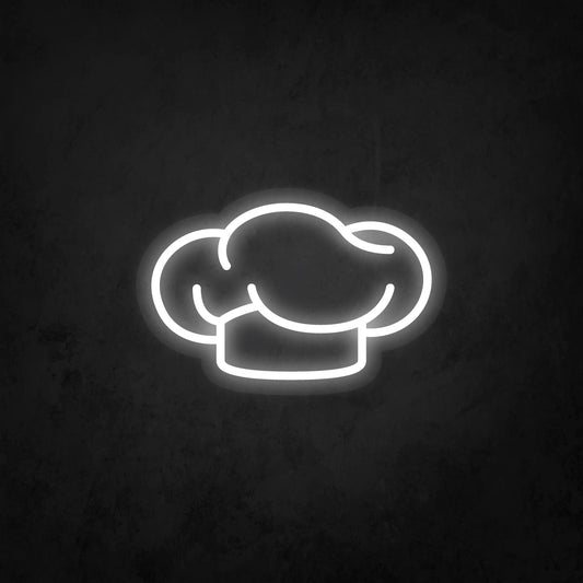 LED Neon Sign - Chef Hat