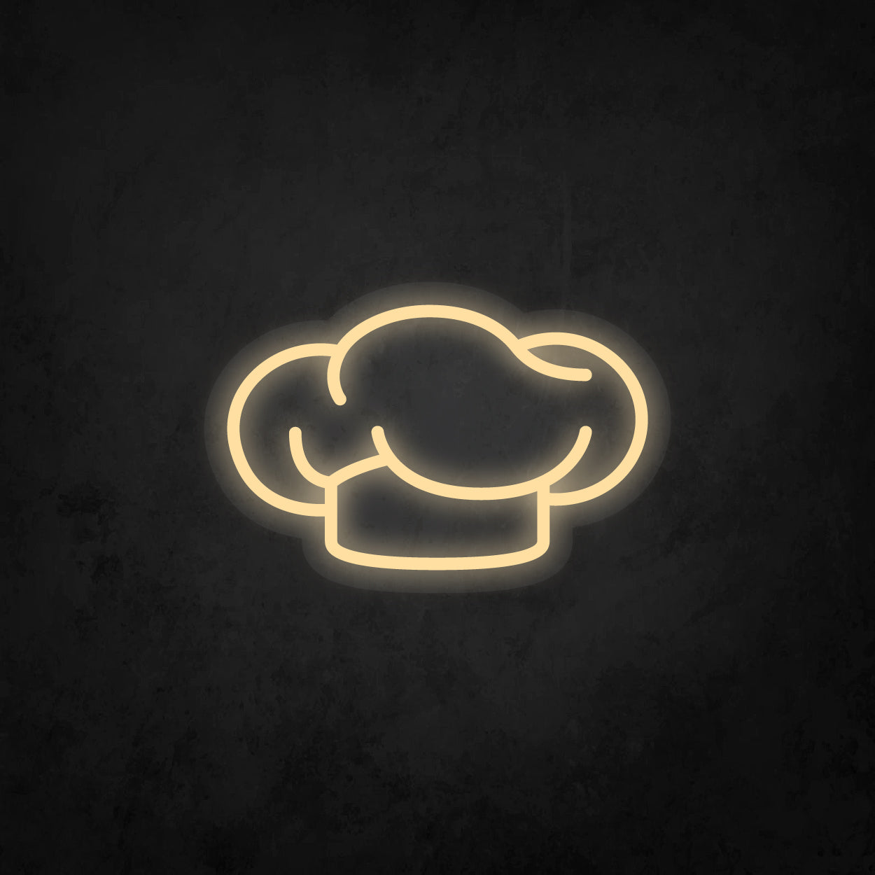 LED Neon Sign - Chef Hat
