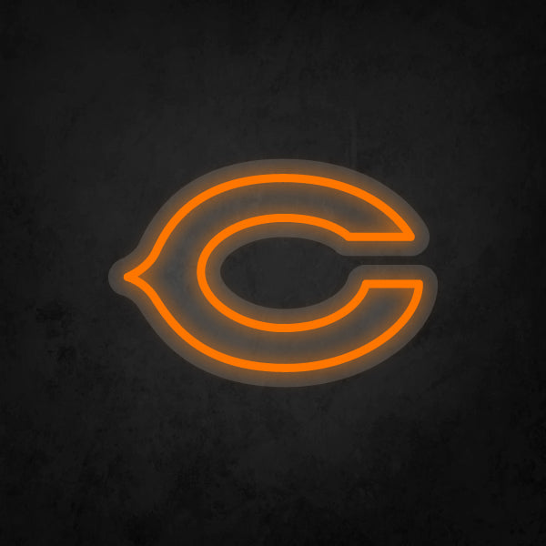 LED Neon Sign - Chicago Bears - Small