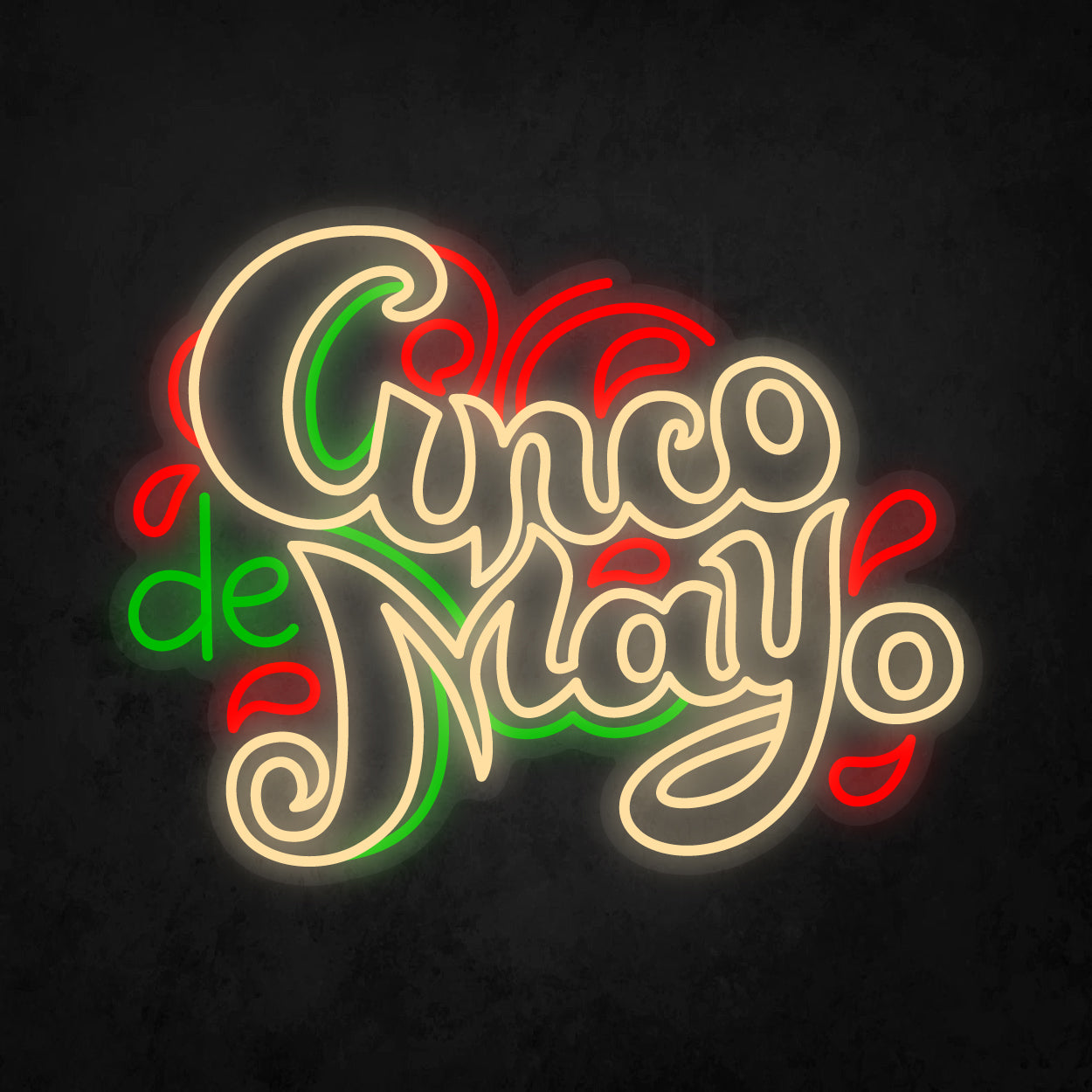 LED Neon Sign - Cinco de Mayo