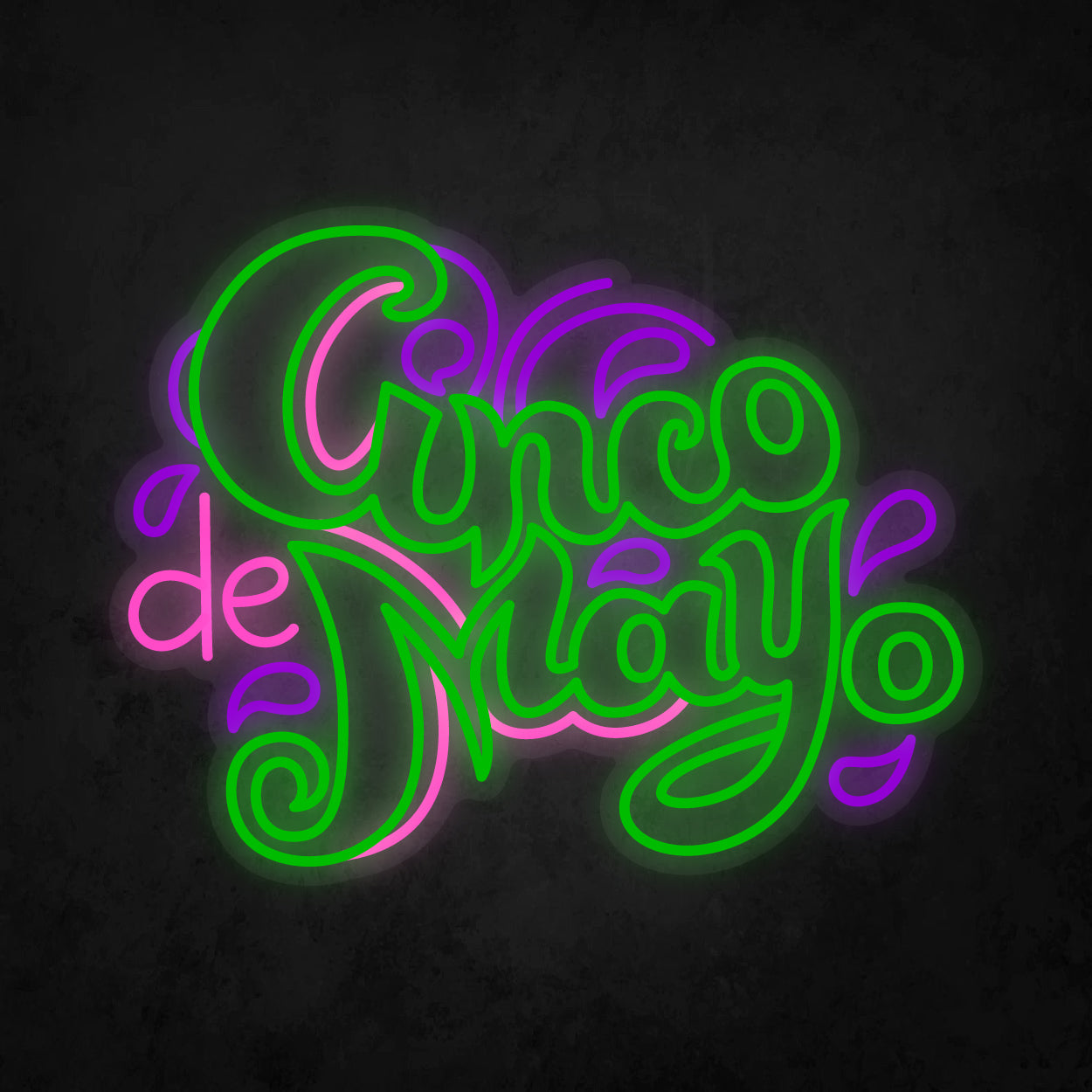 LED Neon Sign - Cinco de Mayo