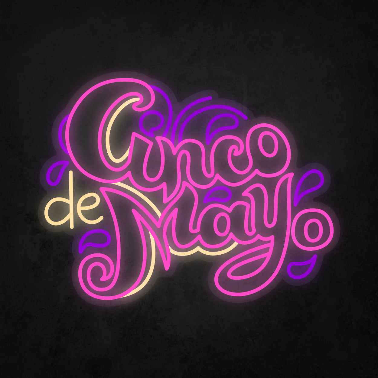 LED Neon Sign - Cinco de Mayo