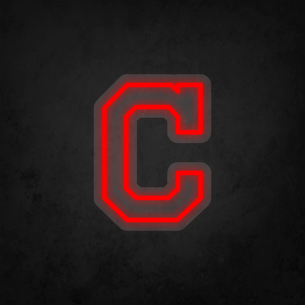 LED Neon Sign - Cleveland Indians - Small