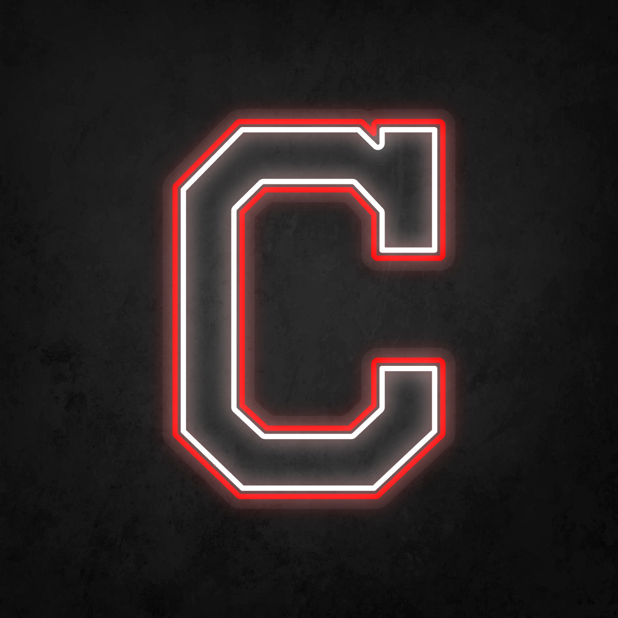 LED Neon Sign - Cleveland Indians Large
