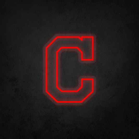 LED Neon Sign - Cleveland Indians - Medium