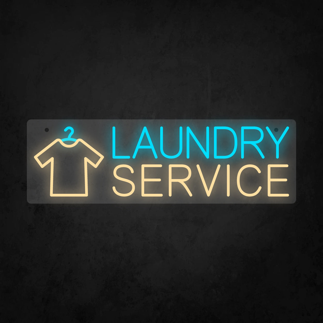LED Neon Sign - Clothes Laundry Service