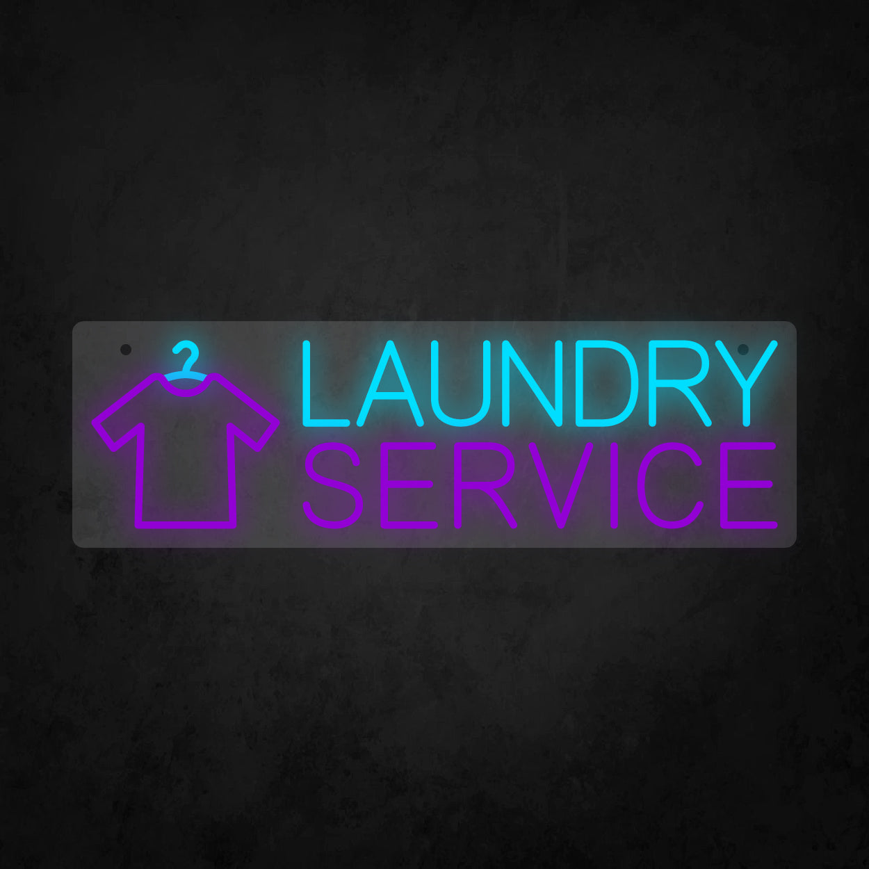 LED Neon Sign - Clothes Laundry Service