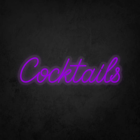 LED Neon Sign - Cocktails