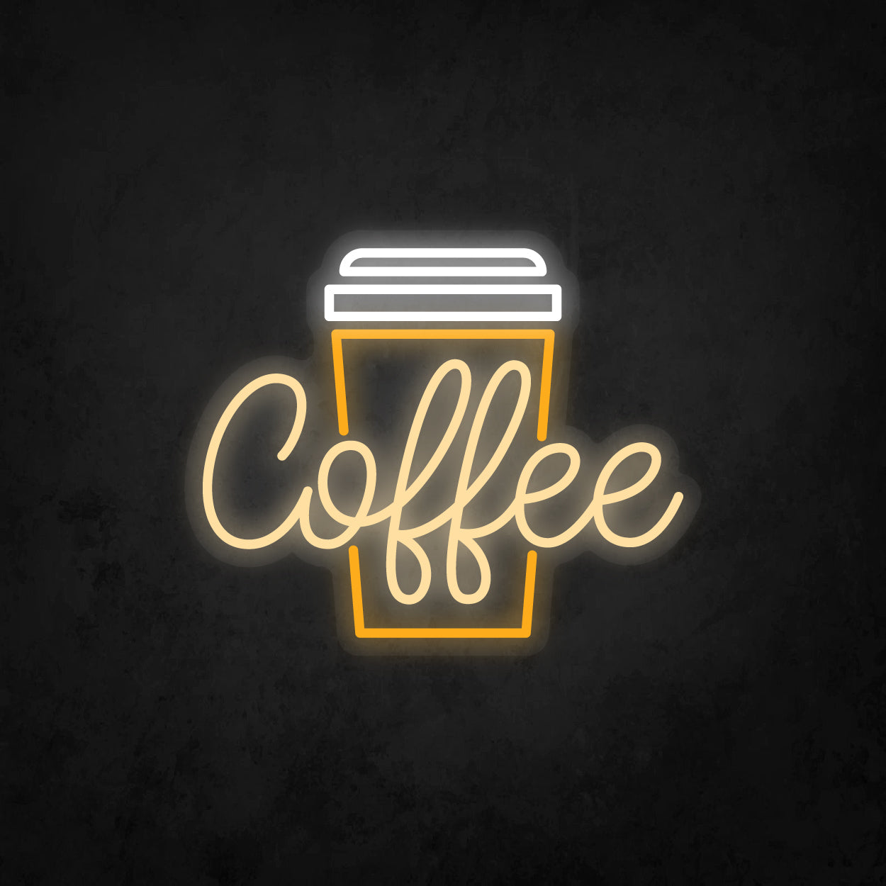 LED Neon Sign - Takeaway Coffee