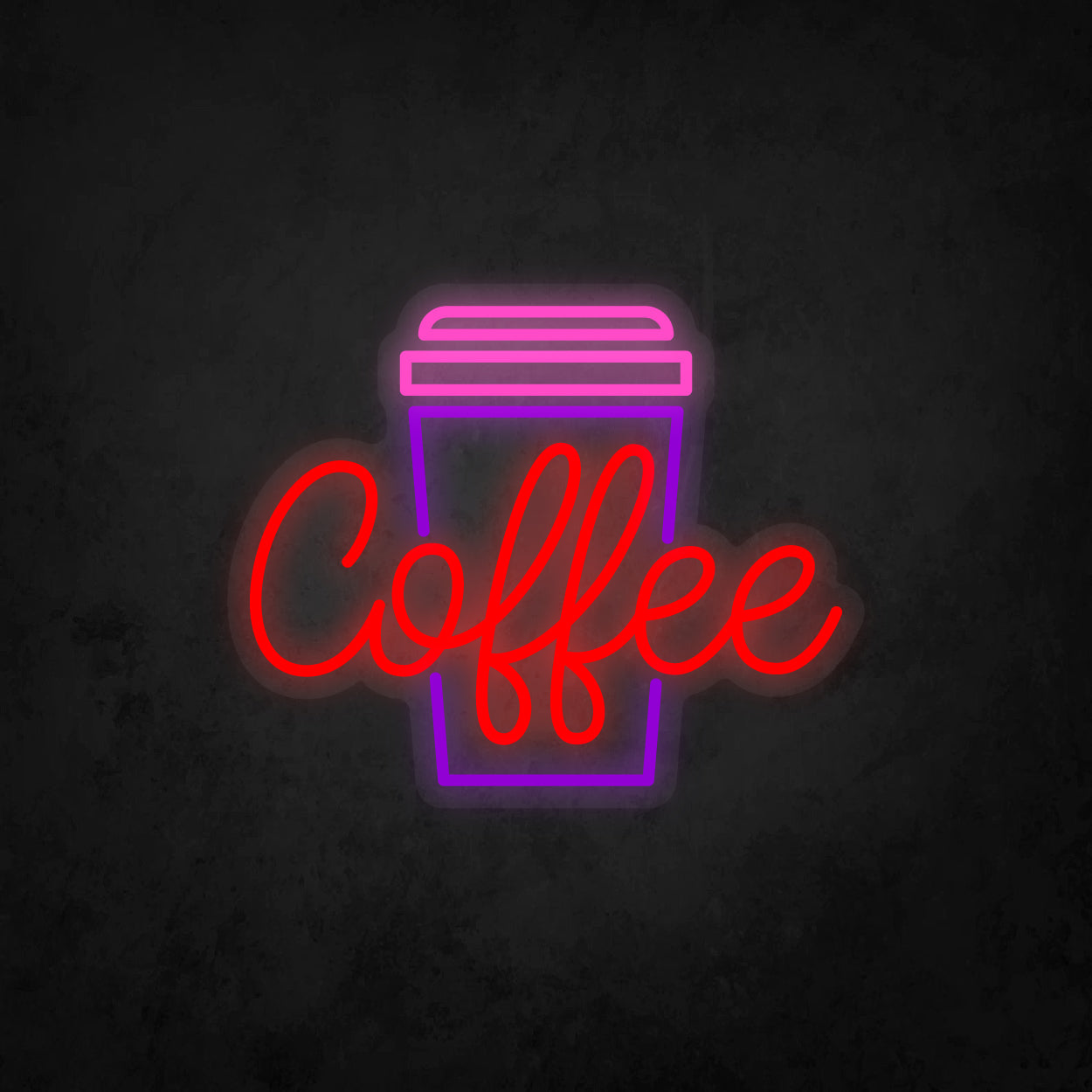 LED Neon Sign - Takeaway Coffee