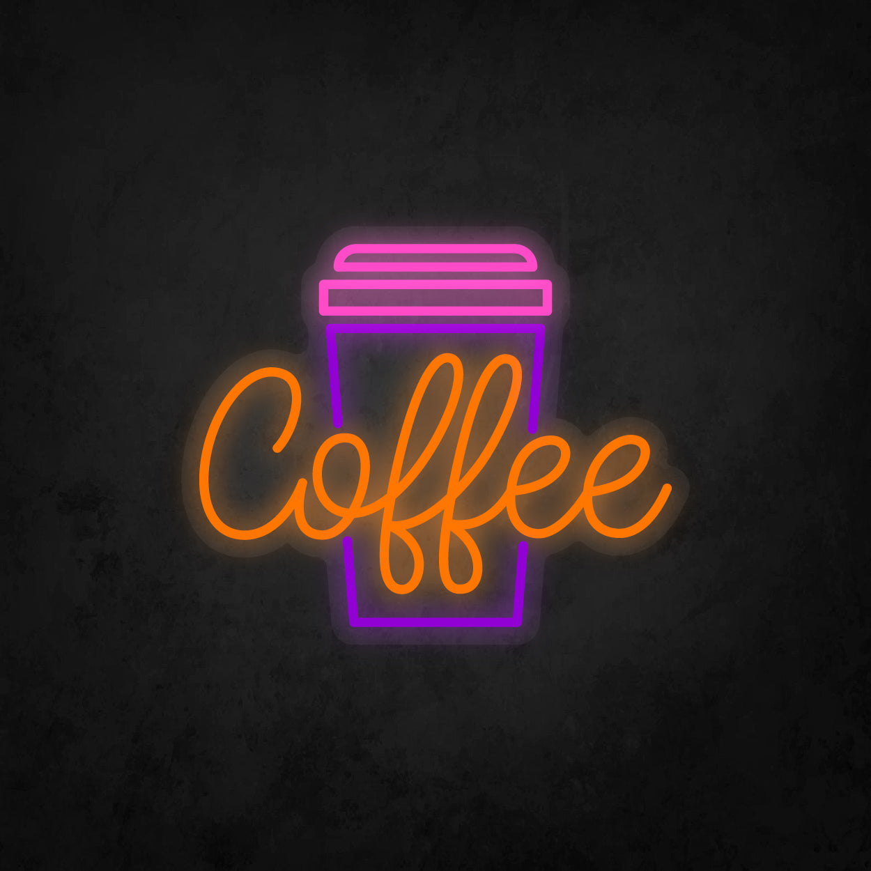 LED Neon Sign - Takeaway Coffee