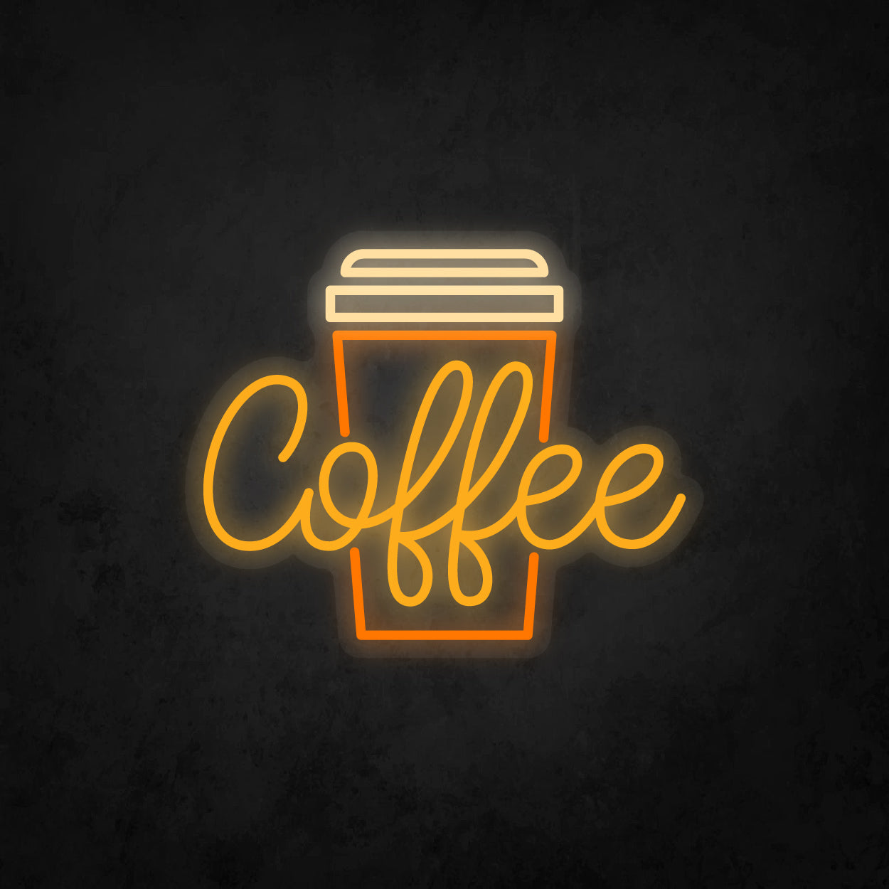 LED Neon Sign - Takeaway Coffee