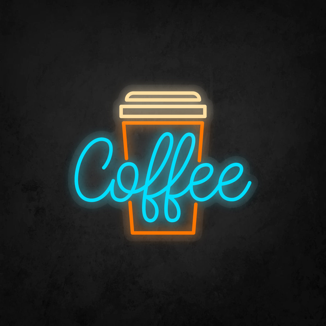 LED Neon Sign - Takeaway Coffee