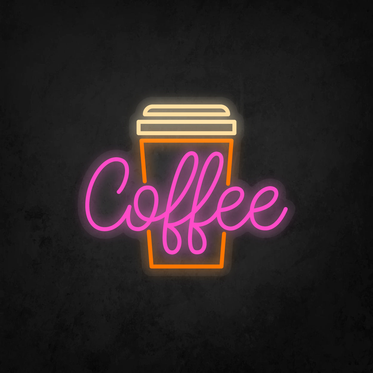 LED Neon Sign - Takeaway Coffee