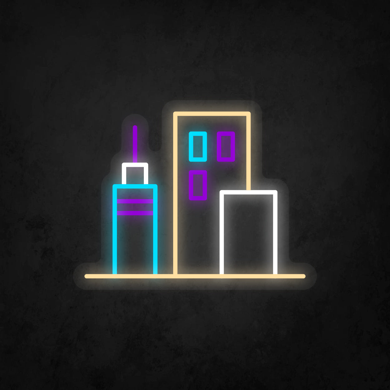 LED Neon Sign - City