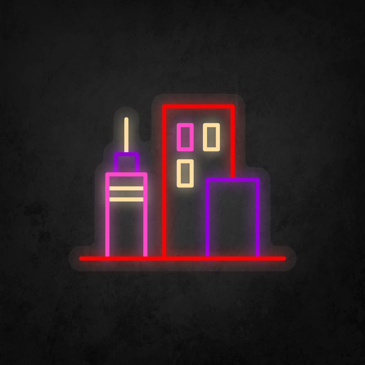 LED Neon Sign - City