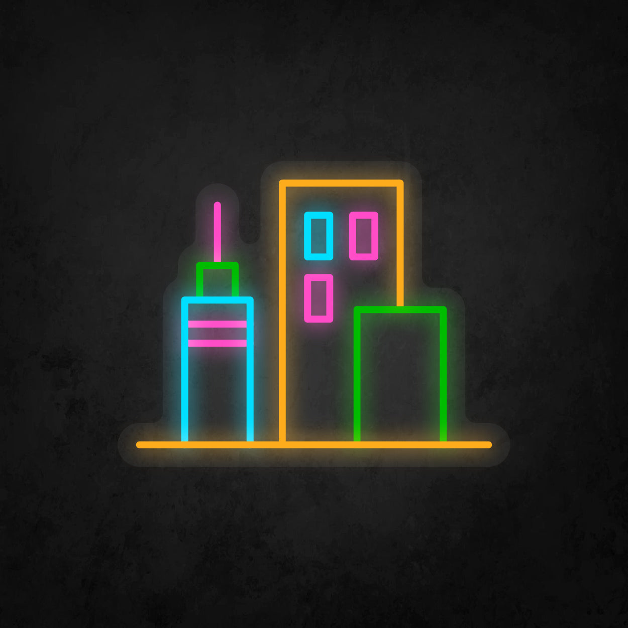 LED Neon Sign - City