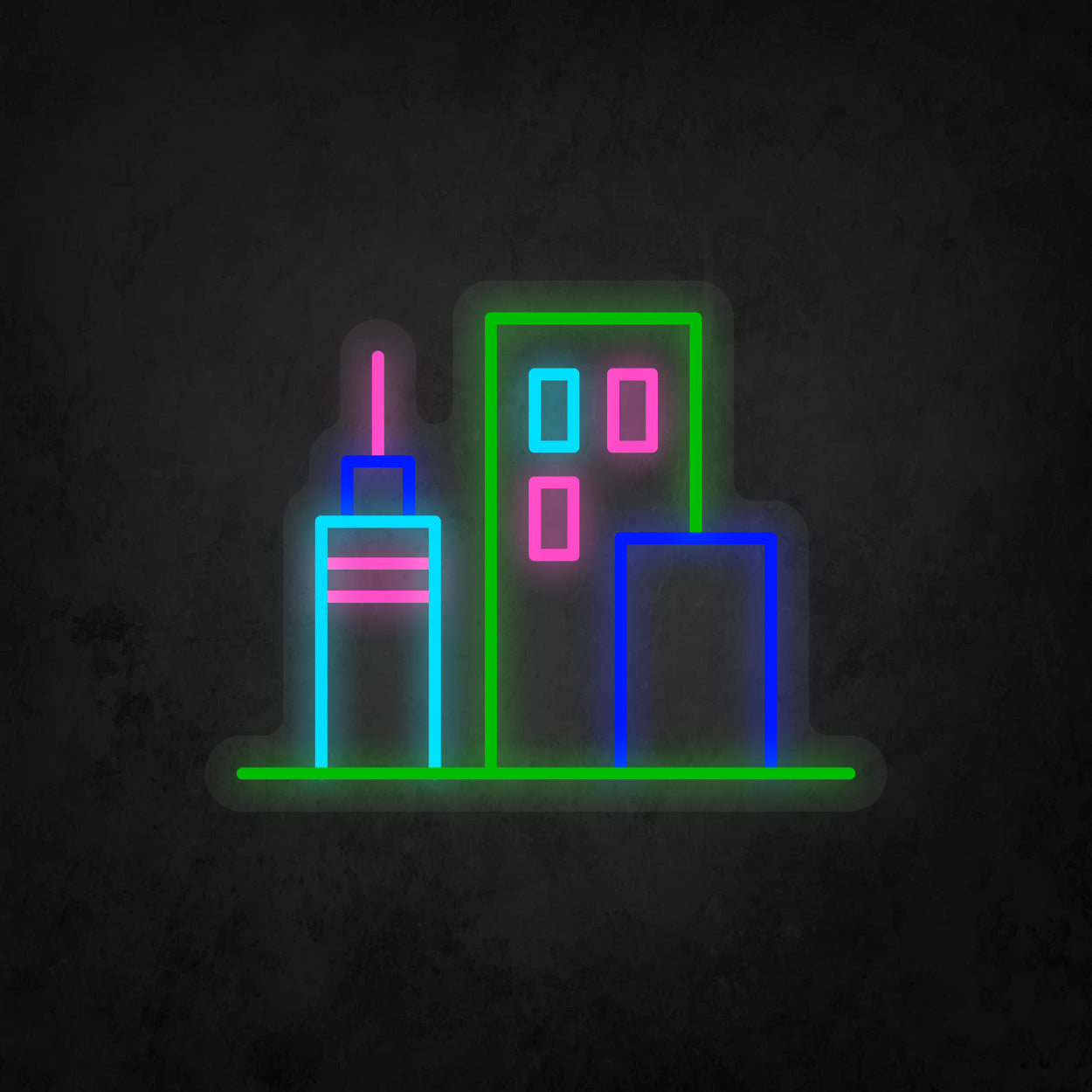 LED Neon Sign - City