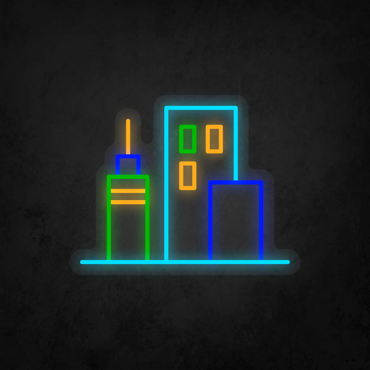 LED Neon Sign - City