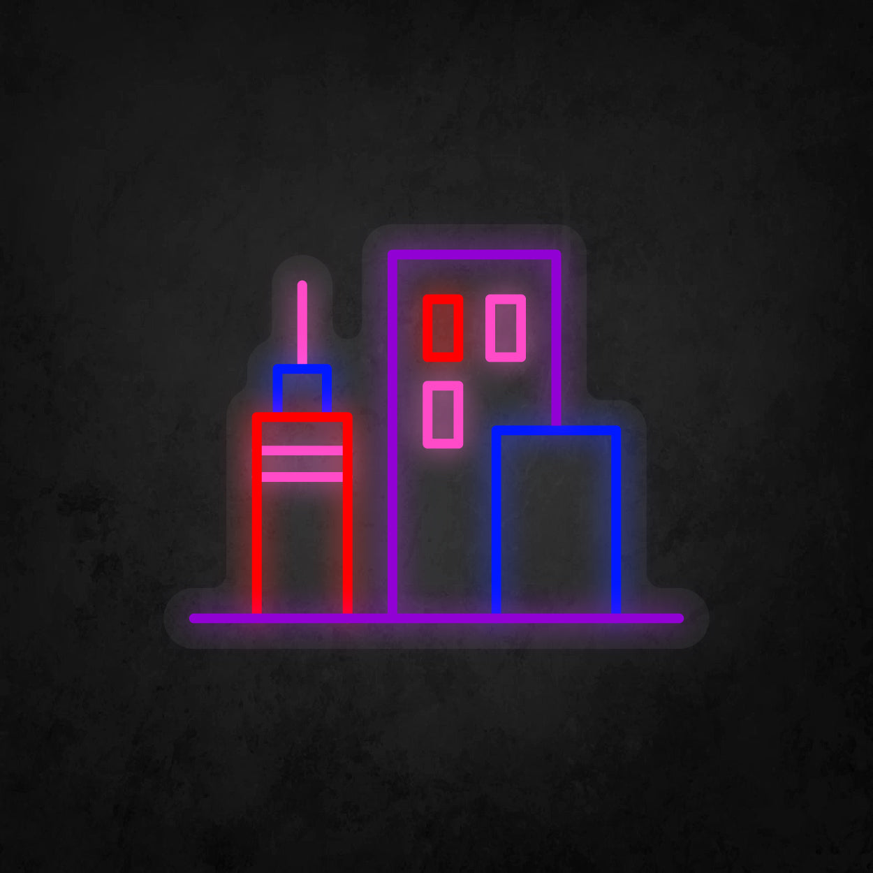 LED Neon Sign - City