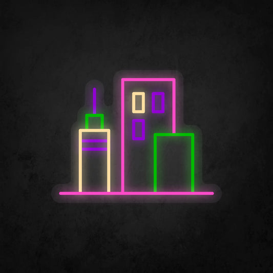 LED Neon Sign - City