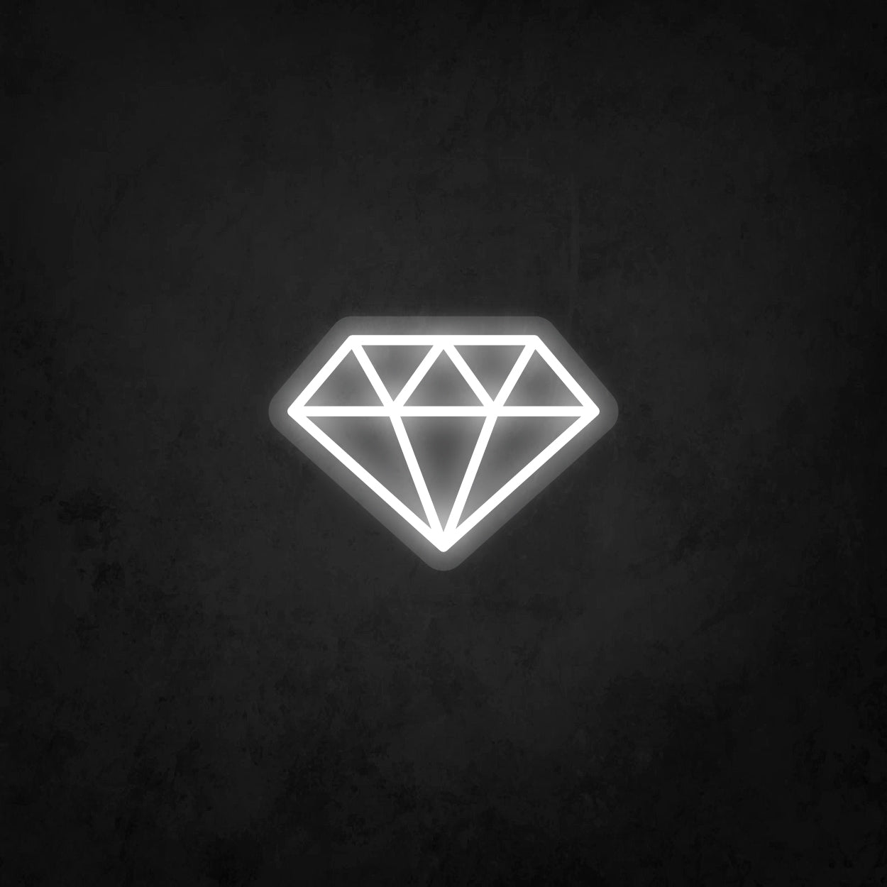 LED Neon Sign - Diamond - Small