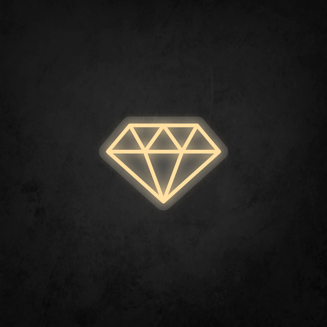 LED Neon Sign - Diamond - Small
