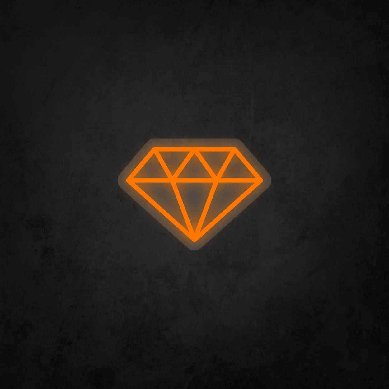 LED Neon Sign - Diamond - Small