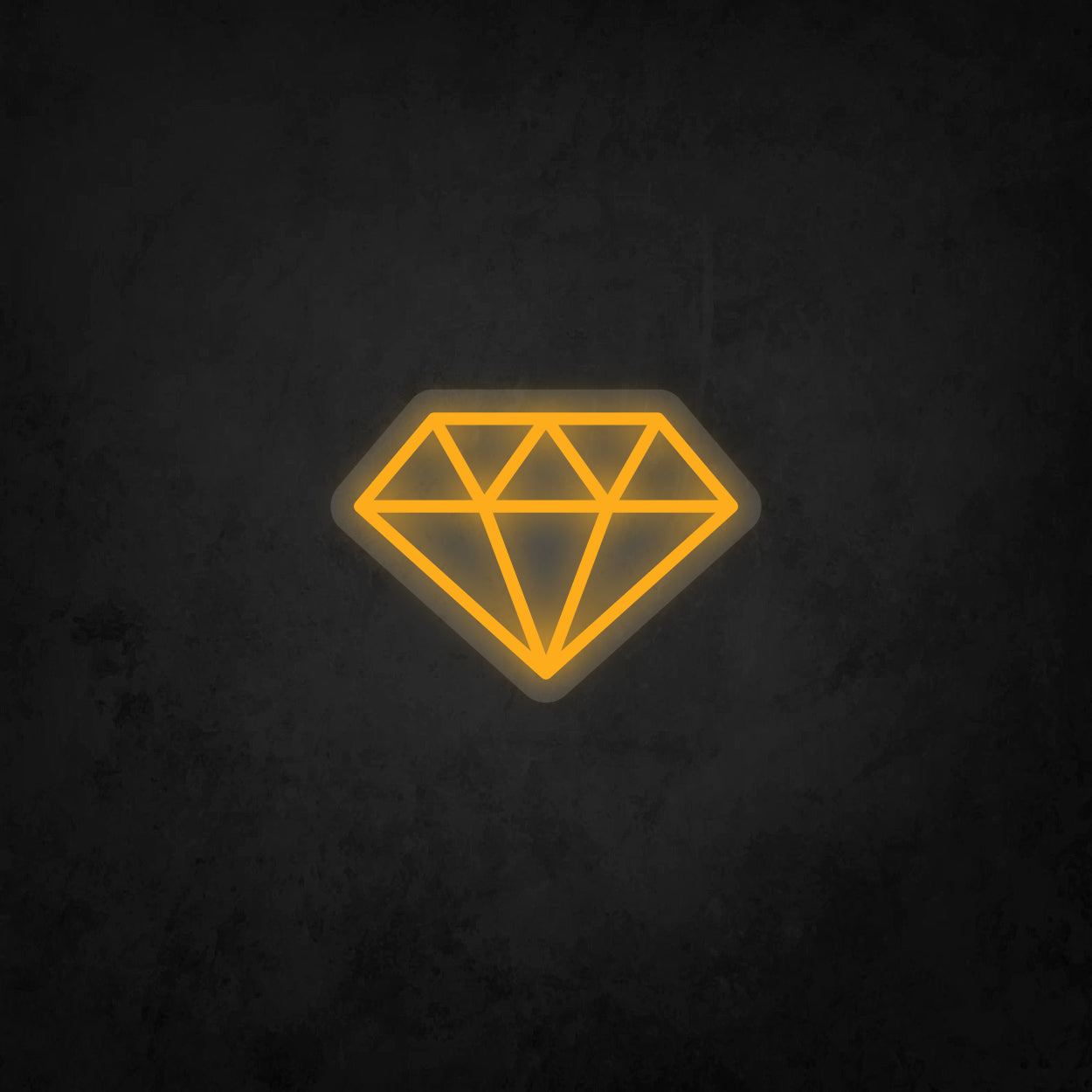 LED Neon Sign - Diamond - Small