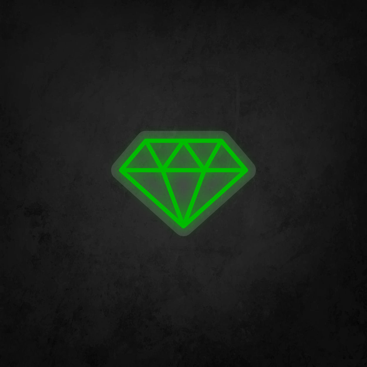 LED Neon Sign - Diamond - Small