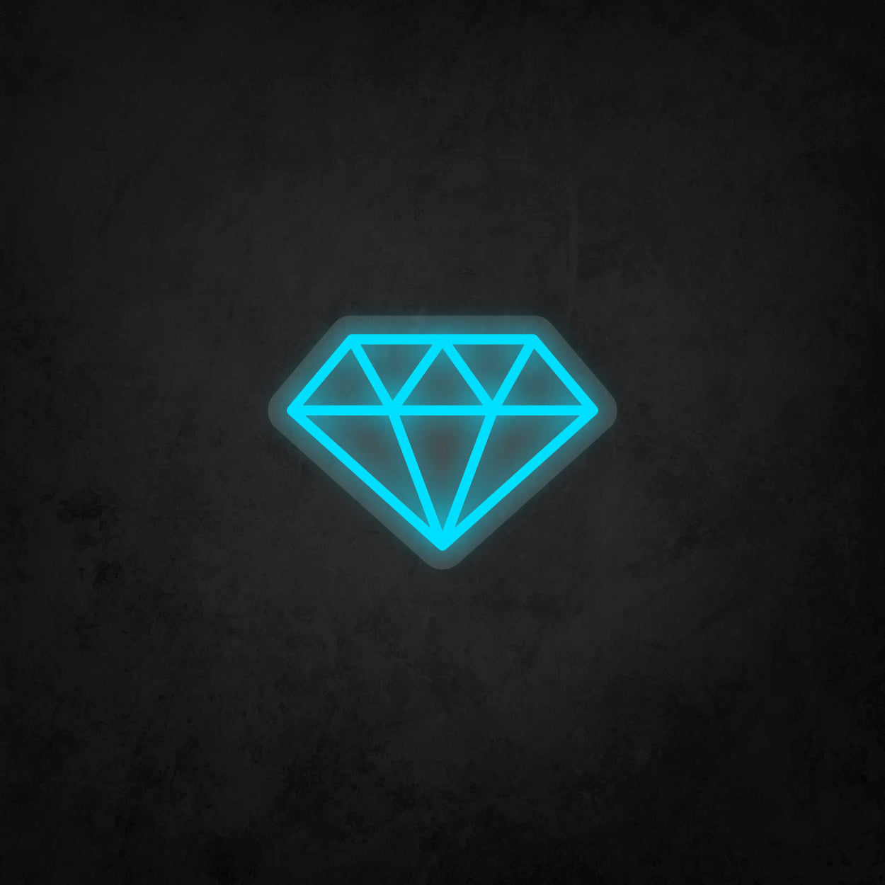 LED Neon Sign - Diamond - Small