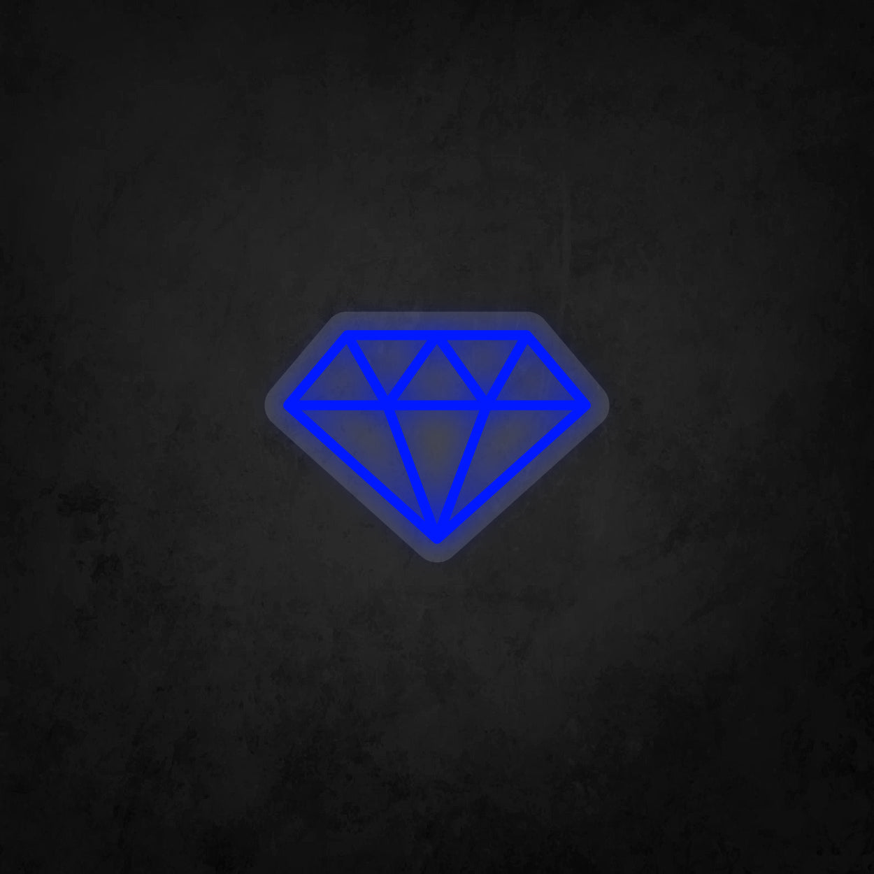 LED Neon Sign - Diamond - Small