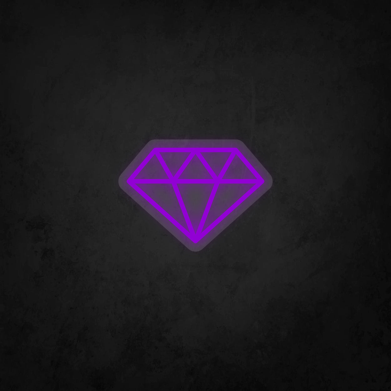 LED Neon Sign - Diamond - Small