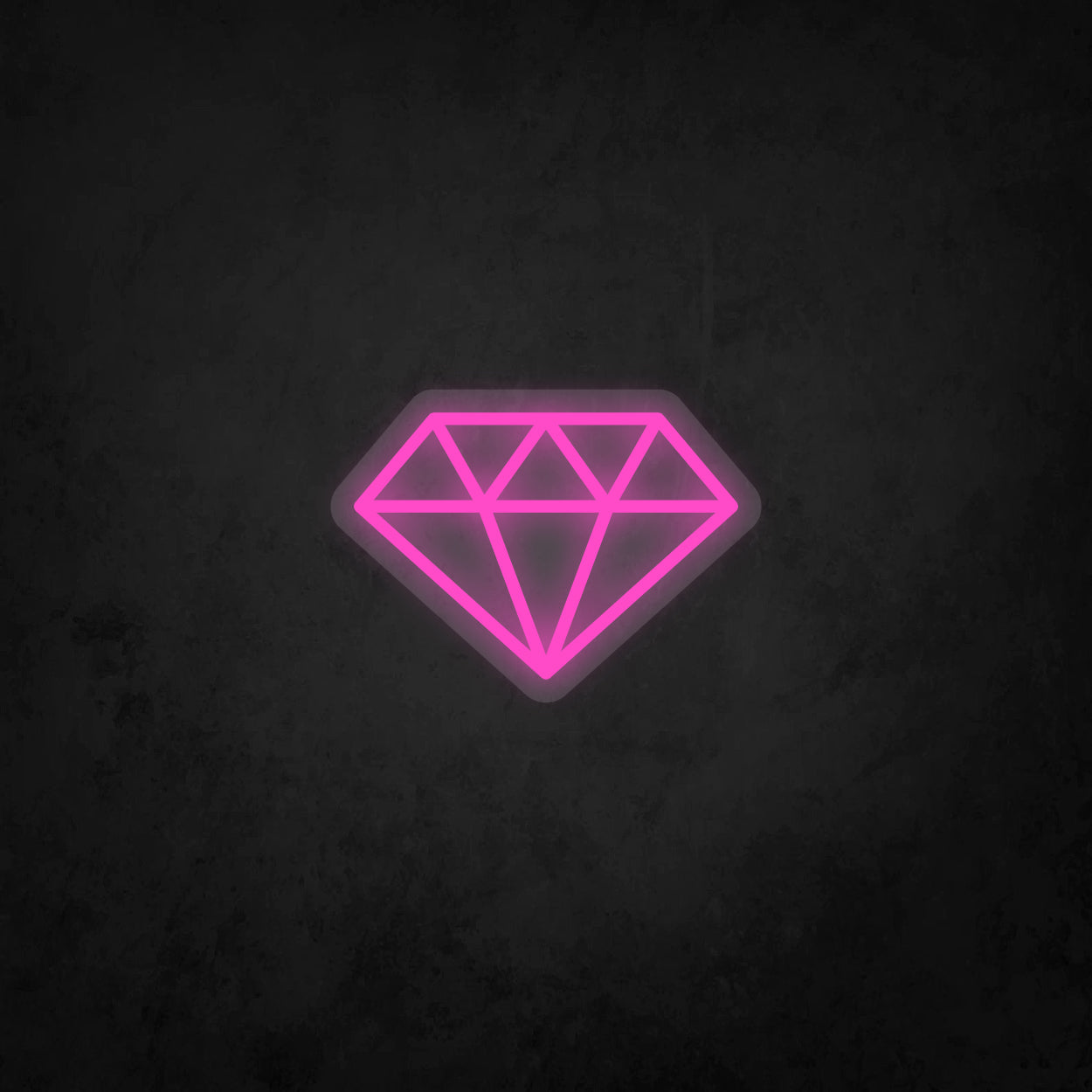 LED Neon Sign - Diamond - Small